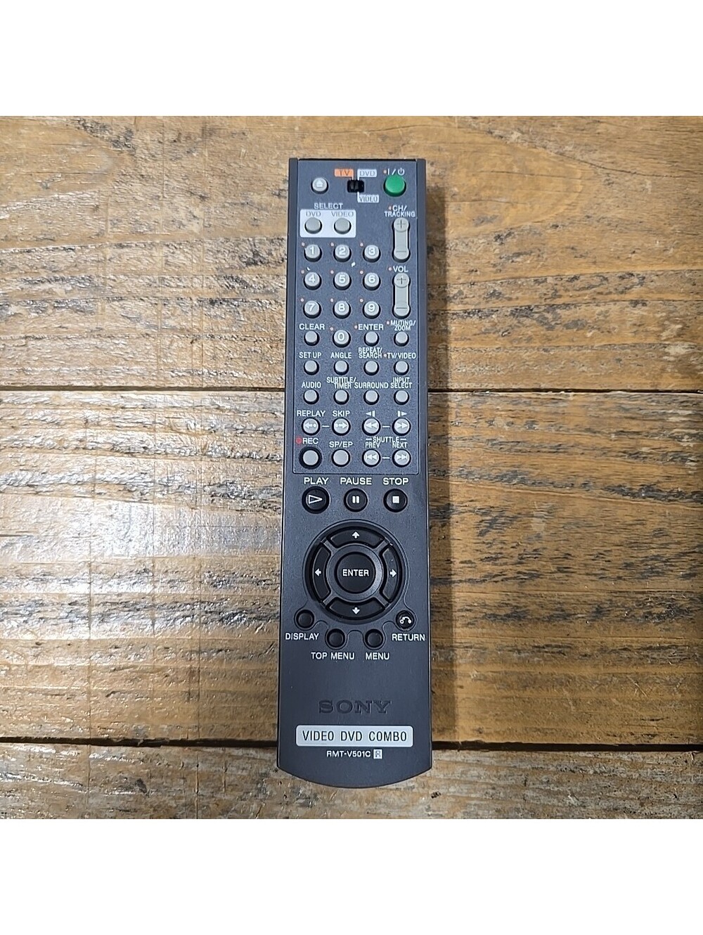 Genuine Sony RMT-V501C Remote Control DVD VCR Combo SLV-D100 SLV-D300 SLV-D300P